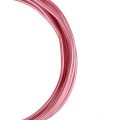 Floristik24 Alambre de aluminio 2mm rosa 3m