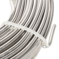 Alambre de aluminio, plateado, 3 mm, alambre para manualidades para proyectos creativos, 1 kg | Floristik24.es