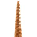 Adorno artificial para árbol de Navidad, delgado, con base de madera, 40 cm, 3 piezas | Floristik24.es