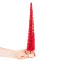 Árbol de Navidad decorativo estrecho, árbol de Navidad artificial sobre base de madera, 40 cm, 3 piezas | Floristik24.es
