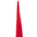 Árbol de Navidad decorativo estrecho, árbol de Navidad artificial sobre base de madera, 40 cm, 3 piezas | Floristik24.es