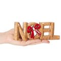 Letra Noel con lazo, decoración navideña, 18 cm | Floristik24.es