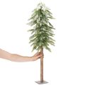 Abeto artificial con decoración de nieve, ideal para invierno y Navidad, 95 cm. | Floristik24.es