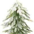 Abeto artificial con decoración de nieve, ideal para invierno y Navidad, 95 cm. | Floristik24.es