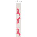 Cinta decorativa con motivo de perro salchicha, cinta de regalo, 15 mm de ancho, 18 m de largo. | Floristik24.es