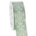 Floristik24 Cinta de regalo con estampado clásico para lazos y decoración, 40 mm x 15 m