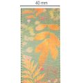 Cinta decorativa con motivo de hojas, decoración otoñal, 40 mm x 15 m | Floristik24.es