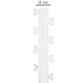 Cinta decorativa blanca con