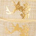 Cinta decorativa con diseño de ciervo, cinta navideña, 15 mm x 15 m | Floristik24.es