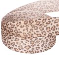 Cinta de regalo con estampado de leopardo, 25 mm de ancho, 18 m de largo. | Floristik24.es