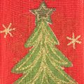 Árbol de Navidad con cinta de regalo y estrellas, 40 mm, 15 m | Floristik24.es