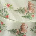 Cinta decorativa con motivos de ciervos, bosque y flores, 40 mm x 15 m | Floristik24.es