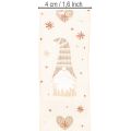 Cinta decorativa con gnomos y corazones para regalos y manualidades, 40 mm x 15 m | Floristik24.es