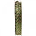 Floristik24 Cinta decorativa lino verde natural 4mm cinta de regalo cinta decorativa 20m