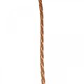 Cordón, cinta decorativa, cordón de bisutería Cobre-colores naturales L20m Ø4cm