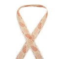 Floristik24 Cinta decorativa cinta de algodón selva naranja 30mm 15m