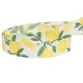 Floristik24 Cinta de regalo con cinta decorativa de limón verano A15mm L20m