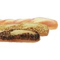 Floristik24 Chupetes de comida baguette decoración panadería surtido 45cm 3ud