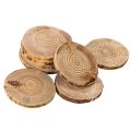 Floristik24 Rodajas redondas de madera natural para decoración y manualidades, 6 cm, 300 g