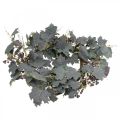 Floristik24 Corona decorativa de hojas de parra y uvas Corona otoñal de vides Ø60cm