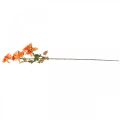 Floristik24 Dalia flor decorativa, decoración de otoño, flor de seda naranja 55cm Ø9 / 11cm