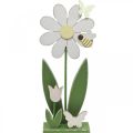 Floristik24 Flor para poner, decoración primaveral con mariposas H36.5cm