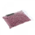 Floristik24 Perlas decorativas brillantes gránulos de perla roja 4-8 mm 330 ml