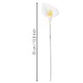 Cala artificial con estambres amarillos, flores decorativas, 35 cm, 10 unidades. | Floristik24.es