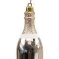 Floristik24 Botella de champagne para colgar luz dorada 10uds