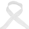 Floristik24 Cinta de gasa cinta de organza cinta decorativa organza blanca 40mm 20m
