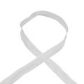 Floristik24 Cinta de gasa cinta de organza cinta decorativa organza blanca 15mm 20m