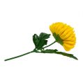 Floristik24 Crisantemo amarillo artificial Ø7cm L18cm