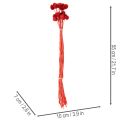 Flores de Craspedia secas, teñidas, con tallos largos, 55 cm, 20 unidades | Floristik24.es