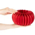 Decoración de papel con forma de calabaza redonda de panal, decoración moderna para mesa, 24 cm, 4 unidades. | Floristik24.es
