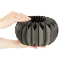 Anillo decorativo de papel con forma de calabaza y diseño de panal de abeja, 24 cm, 4 unidades | Floristik24.es