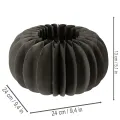 Anillo decorativo de papel con forma de calabaza y diseño de panal de abeja, 24 cm, 4 unidades | Floristik24.es
