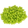 Floristik24 Cuentas decorativas, verde manzana, Ø8 mm, 250 unidades
