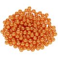Floristik24 Cuentas decorativas de color naranja, 8 mm, 250 unidades