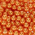 Cuentas decorativas de color naranja, 8 mm, 250 unidades | Floristik24.es