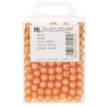 Cuentas decorativas de color naranja, 8 mm, 250 unidades | Floristik24.es