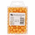 Cuentas decorativas Ø10mm naranja 115 piezas | Floristik24.es
