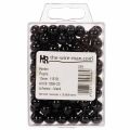 Cuentas decorativas Ø10mm negro 115 piezas | Floristik24.es