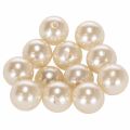 Floristik24 Cuentas decorativas Ø2cm champagne 12 piezas