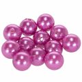 Floristik24 Cuentas decorativas Ø2cm violeta 12 piezas