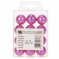 Cuentas decorativas Ø2cm violeta 12 piezas | Floristik24.es