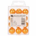 Cuentas decorativas Ø2cm naranja 12 piezas | Floristik24.es