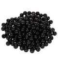 Floristik24 Cuentas decorativas negras de Ø8 mm, 250 unidades