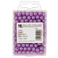 Cuentas decorativas de Ø8 mm, color violeta, 250 unidades. | Floristik24.es