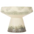 Bol decorativo de cerámica, color crema gris verdoso, Ø20cm, H16cm | Floristik24.es