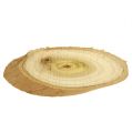 Floristik24 Discos decorativos de madera ovalados 9-12cm 500g